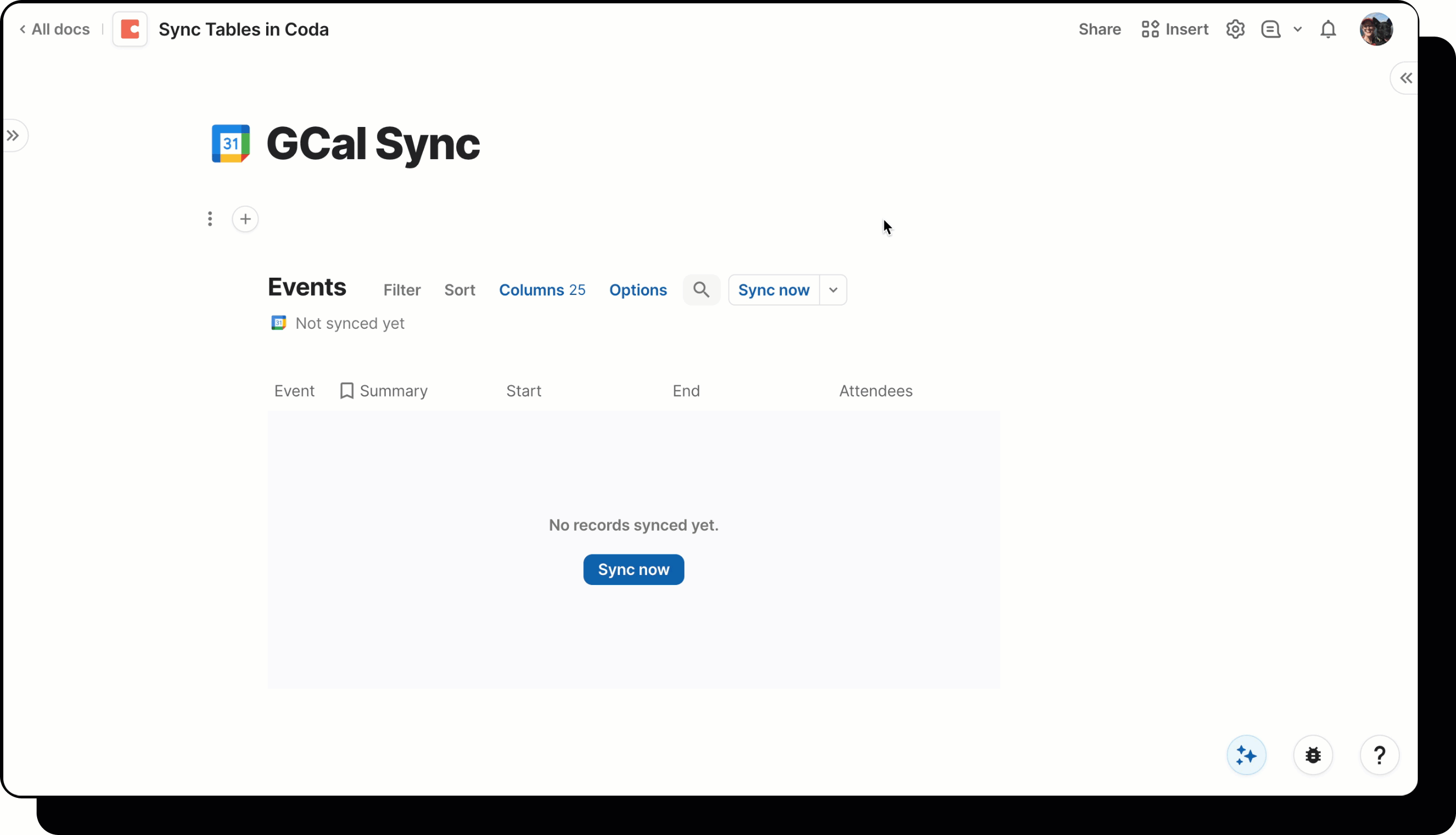Gif showing a pack's sync settings. 