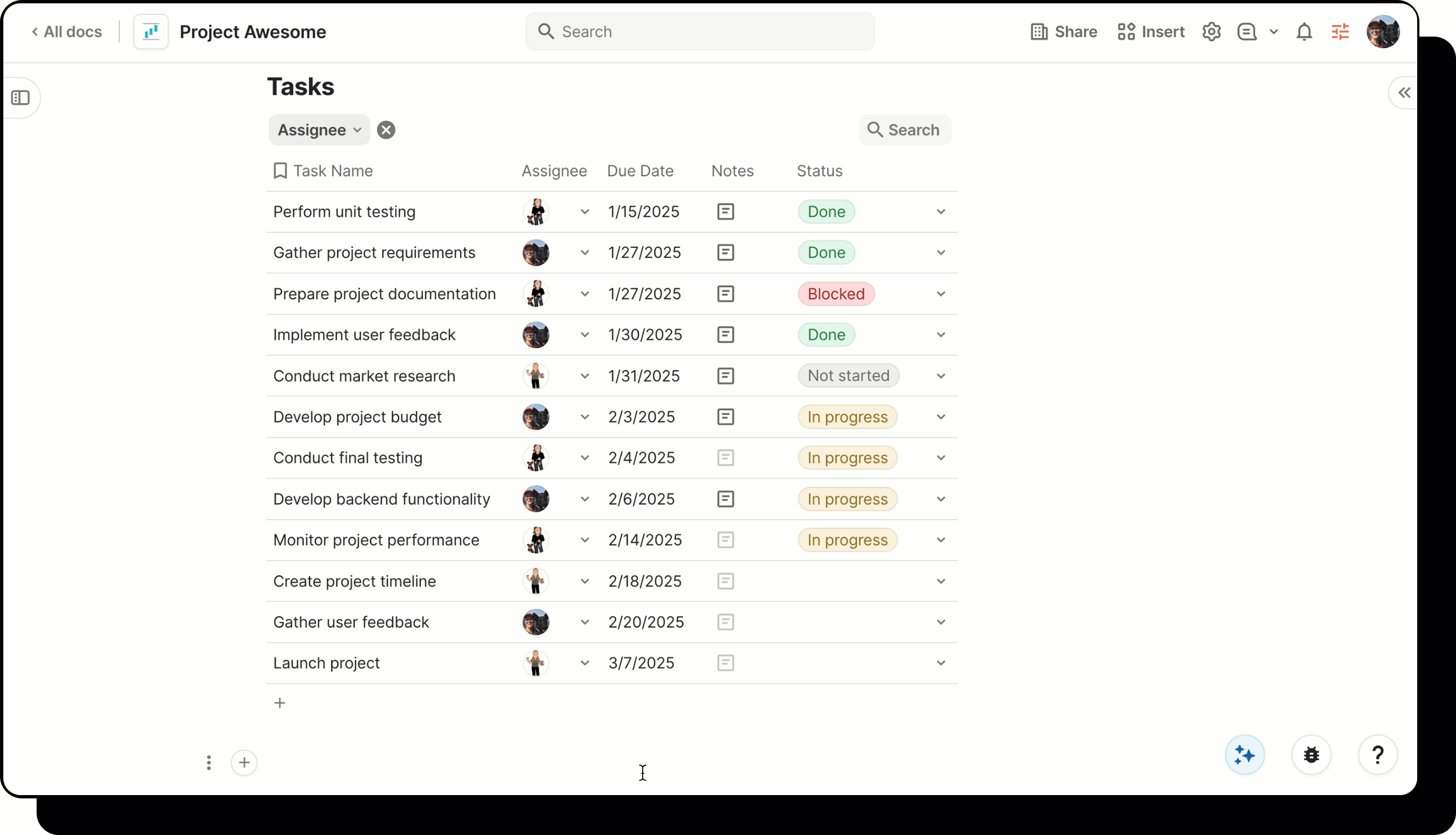 Gif showing user adding new select list option to column.