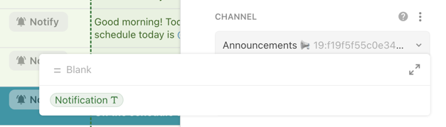 An image of the formula builder in a button column.