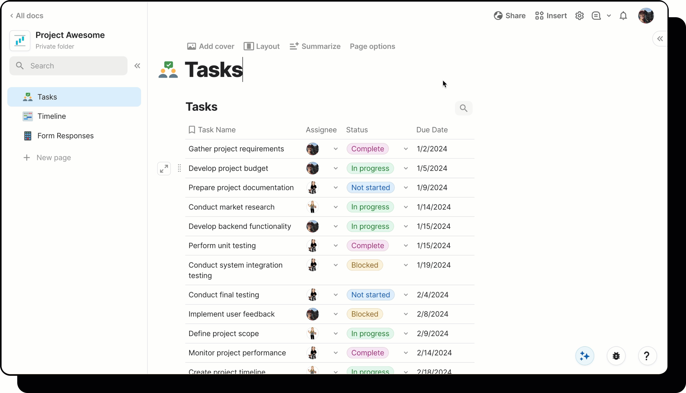 convert table to cards display.gif