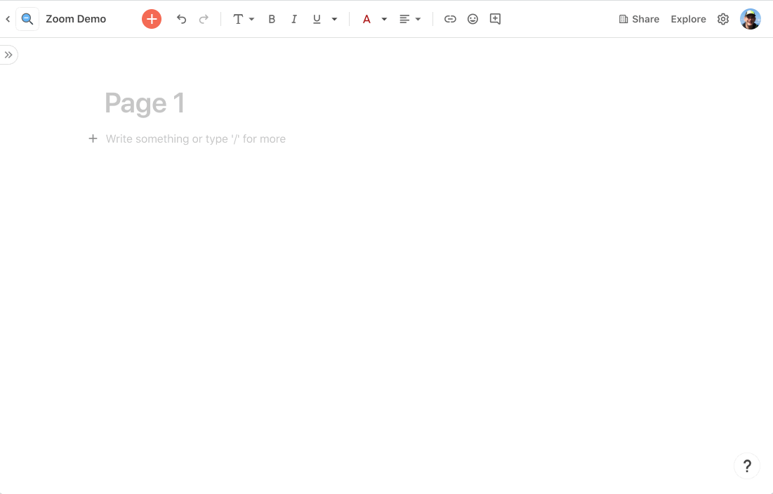 Gif showing a user syncing Zoom meetings through the zoom pack.