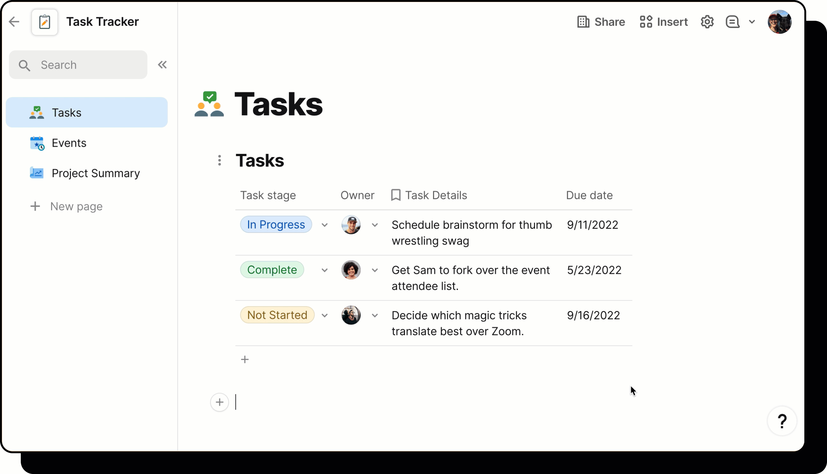 Gif showing user adding a Post Message action button from Slack pack.
